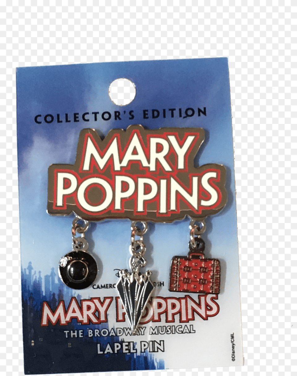 Mary Poppins The Broadway Musical Dangle Pin Mary Poppins Musical Pin Free Png Download