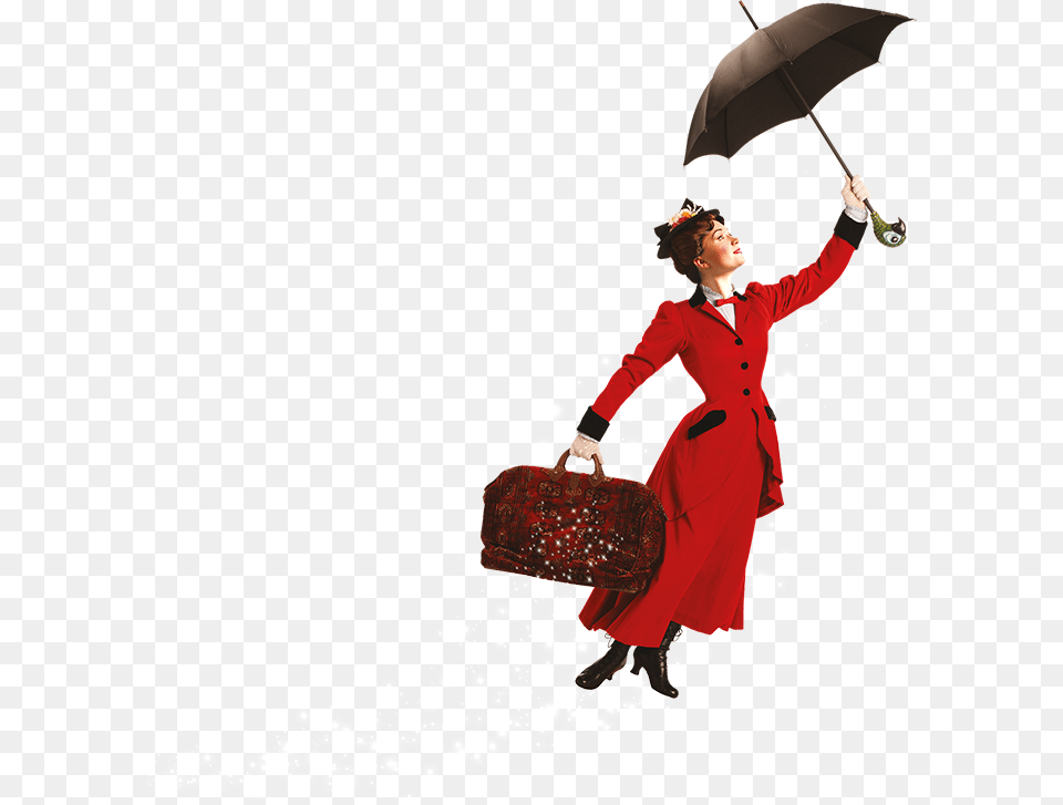 Mary Poppins The Musical, Clothing, Coat, Person, Accessories Free Png Download