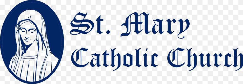 Mary S Catholic Church St Mary39s Church Logo, Person, Face, Head, People Png Image