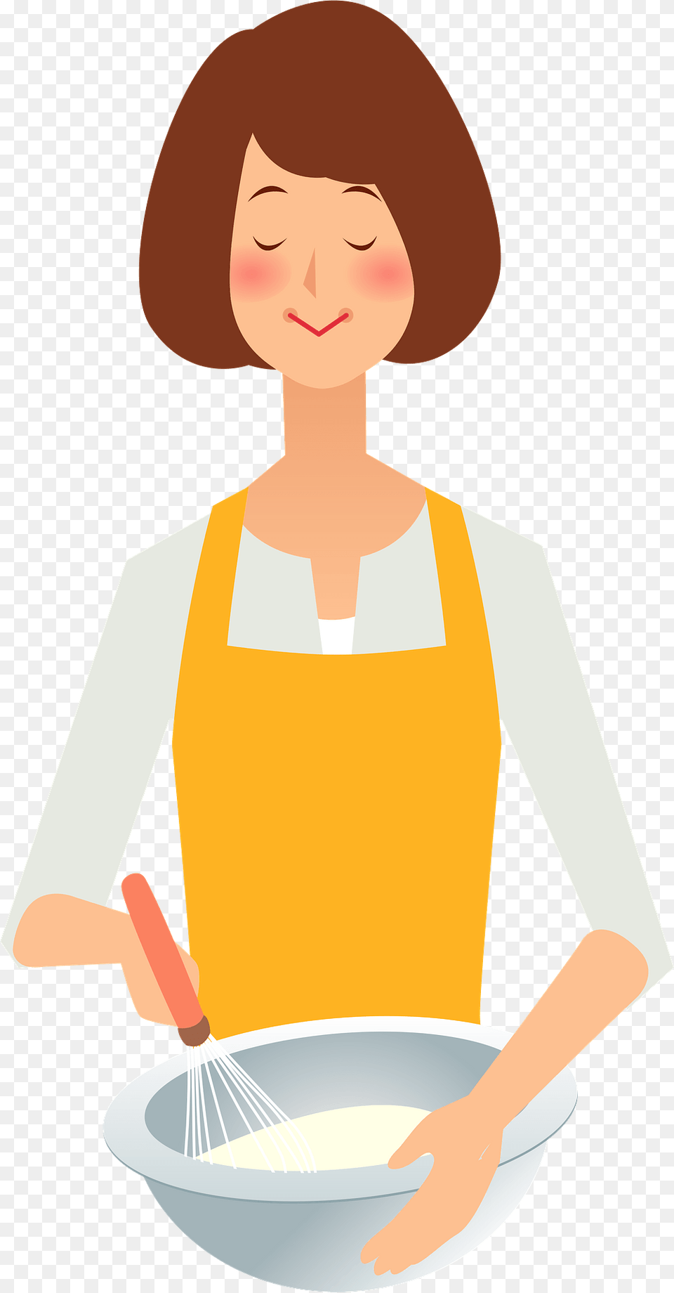 Mary Woman Is Cooking Clipart, Adult, Female, Person, Face Png Image
