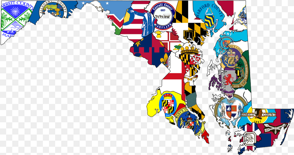 Maryland Flag Flag Of Howard County Md, Art, Collage, Graphics, Person Png