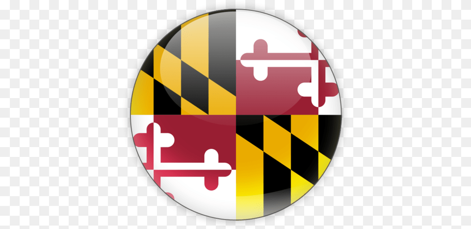 Maryland Flag Maryland State Flag Circle, Sphere, Logo, Disk Png