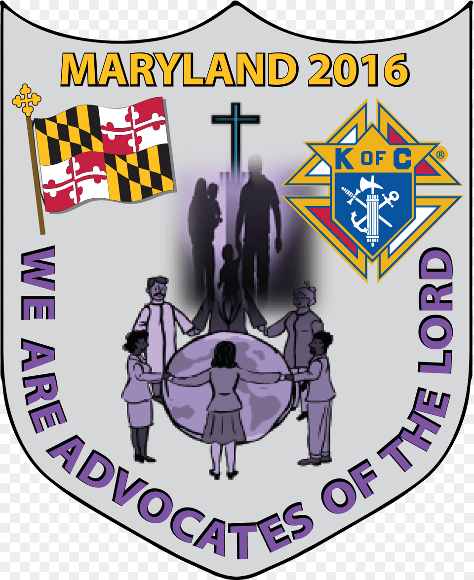 Maryland State Council Knights Of Columbus Knights Of Columbus Bumper Sticker Or Helmet Sticker, Person, Adult, Man, Male Free Png