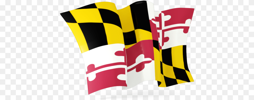 Maryland State Flag Waving Png Image