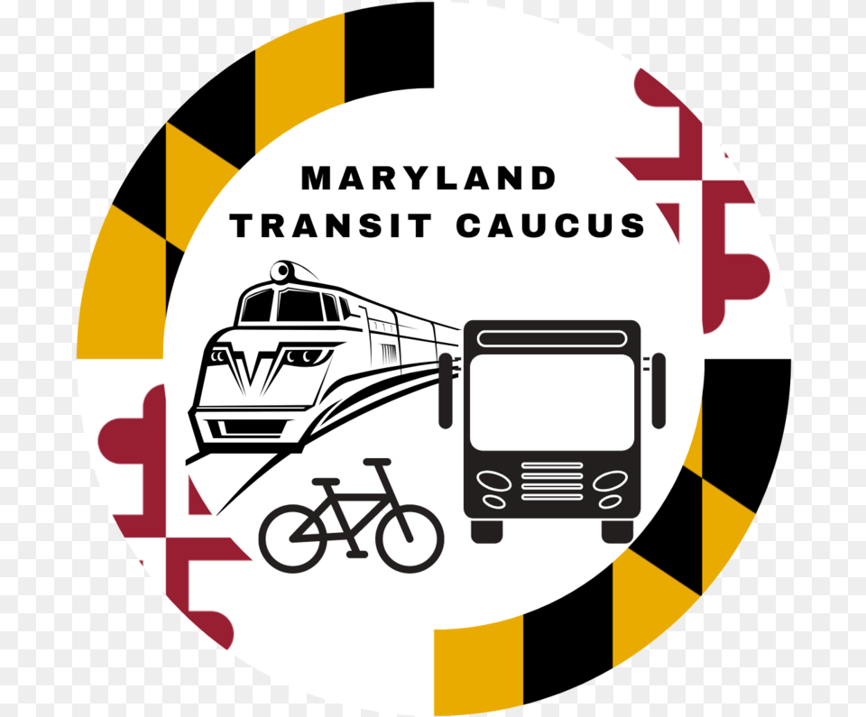 Maryland Transit Caucus Logo, Bicycle, Transportation, Vehicle, Machine Png