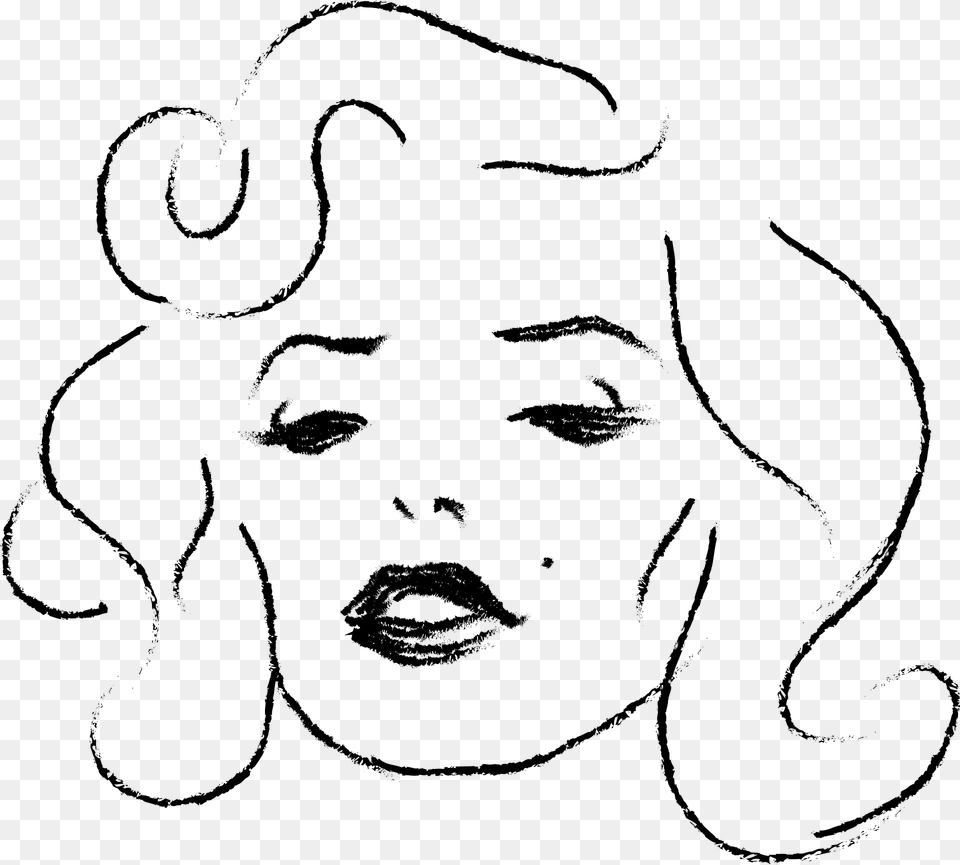 Marylin Monroe Face Clipart, Baby, Person, Art, Head Free Transparent Png