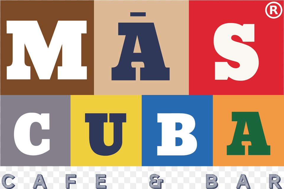 Mas Cuba Cafe Logo Graphic Design, Text, Number, Symbol, First Aid Free Png Download