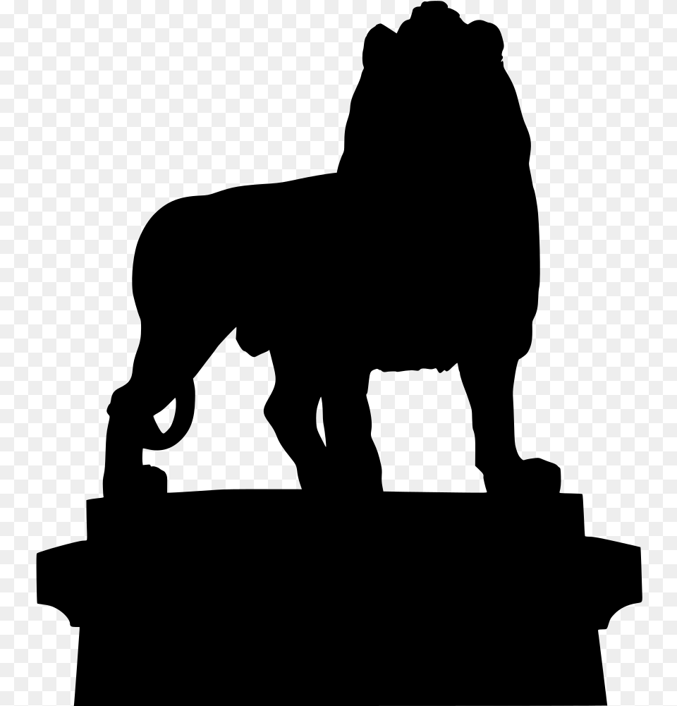 Masai Lion, Gray Free Transparent Png