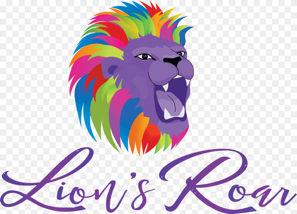 Masai Lion, Purple, Animal, Mammal, Wildlife Png Image