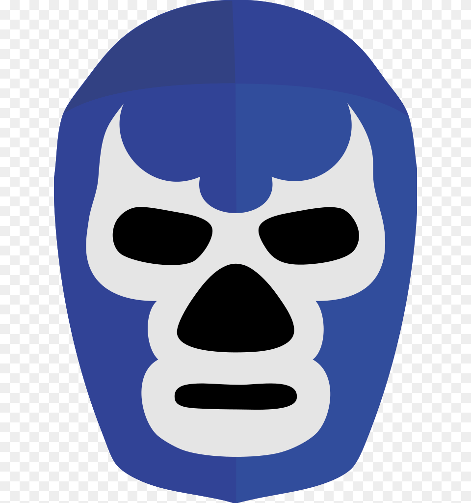 Mascara Blue Demon, Mask, Person, Face, Head Free Png Download