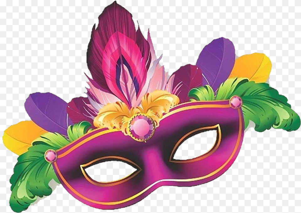 Mascara De Carnaval Rosa, Carnival, Crowd, Mardi Gras, Parade Png Image