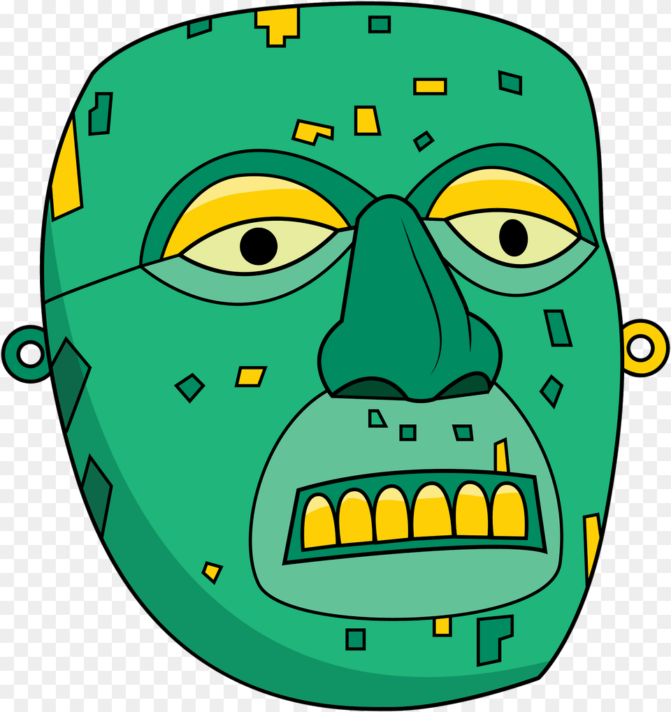 Mascara De Los Aztecas, Art, Face, Head, Person Png Image