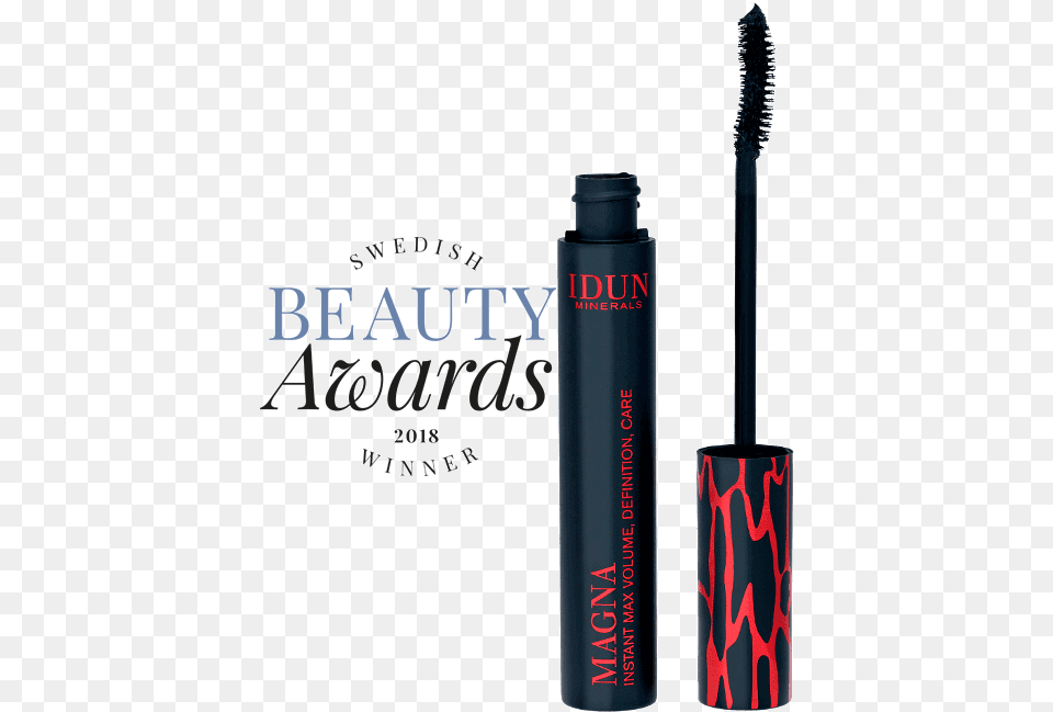 Mascara Idun Minerals Mascara Magna, Cosmetics, Bottle, Shaker Png