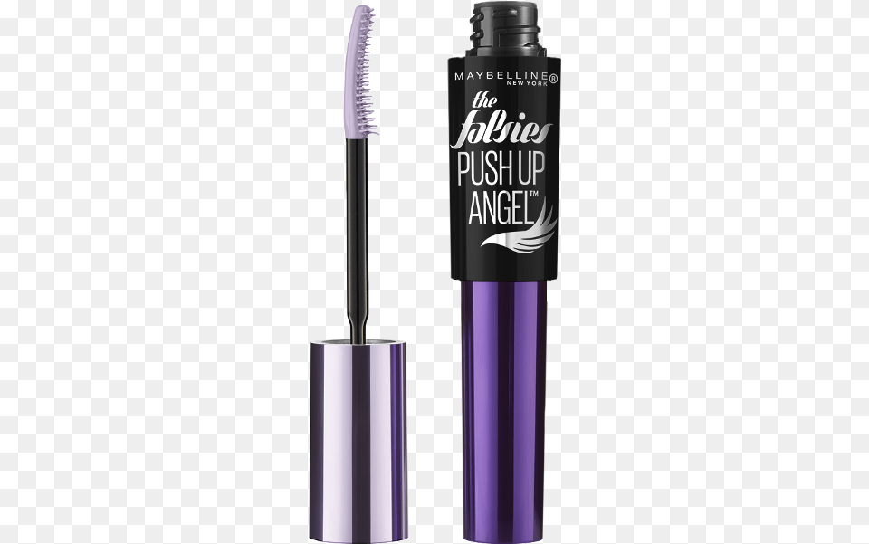 Mascara Maybelline Falsies Push Up Angel Mascara, Cosmetics, Bottle, Shaker, Smoke Pipe Png Image