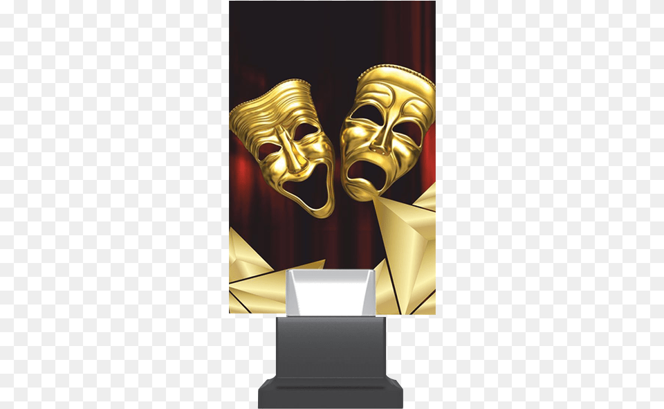 Mascaras De Teatro Griego, Gold, Treasure Free Png