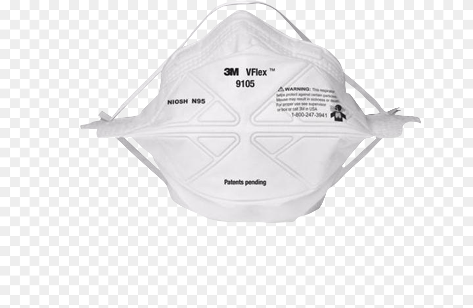 Mascarilla Para Partculas 9105 N95 Hpx Mmm9105n95 Vflex Particulate Respirator, Clothing, Swimwear, Diaper, Cap Free Png