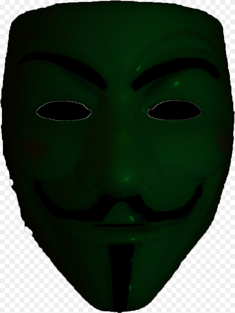 Maschera Di Guy Fawkes Verde Face Mask, Person, Head Png Image