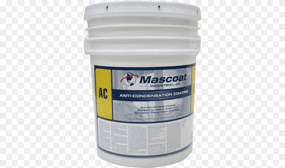 Mascoat Industrial Ac Spray On Insulation 5 Gallon Condensation, Paint Container, Mailbox Free Transparent Png