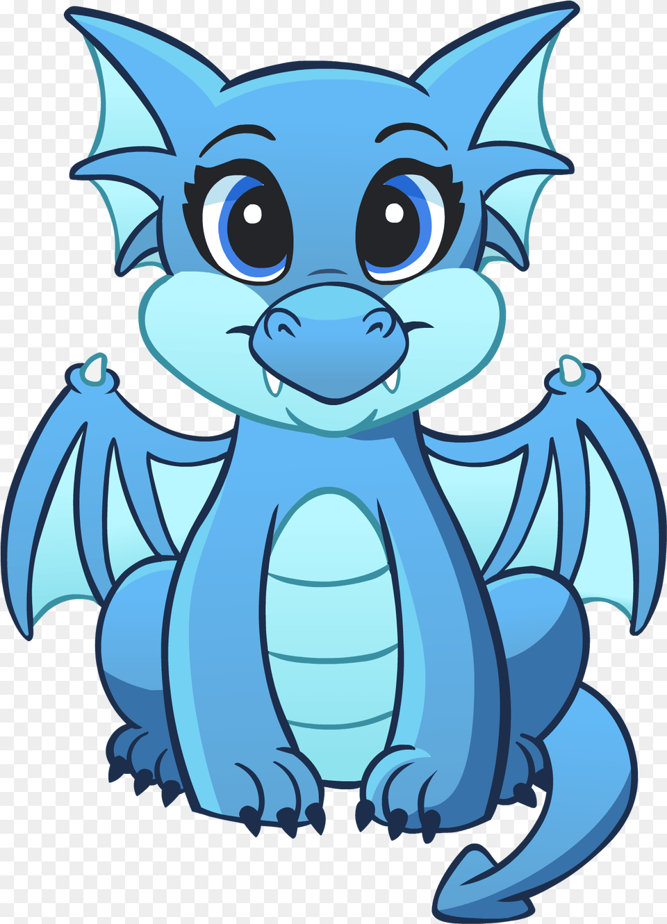 Mascot A Blue Dragon Cute Blue Dragon Transparent, Animal, Art, Fish, Sea Life Free Png Download
