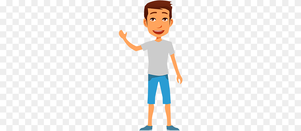 Mascot Animate Cartoon Character Vector, Boy, Person, Pants, Male Free Transparent Png