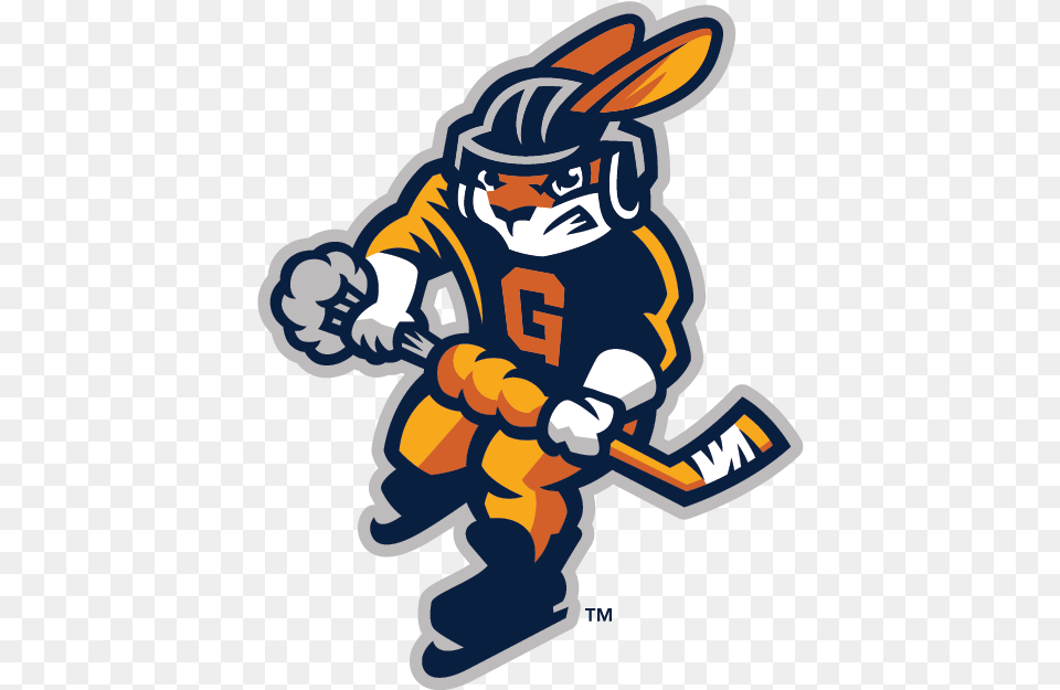 Mascot Design Greenville Swamp Rabbits Logo, Baby, Person, Face, Head Png Image