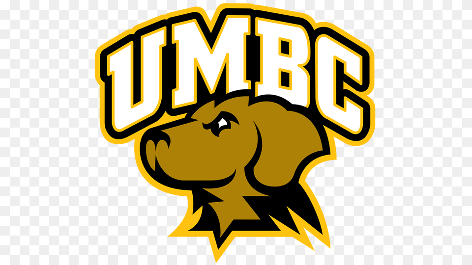 Mascot Is A Chesapeake Bay Retriever Retrievers Umbc Basketball, Animal, Logo, Dynamite, Weapon Free Png Download