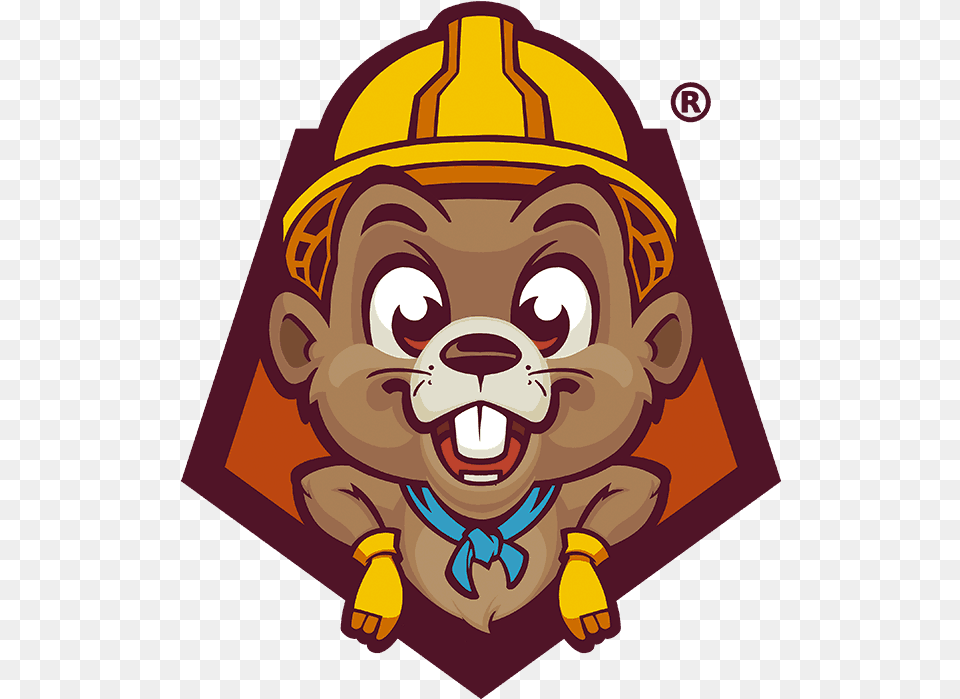 Mascot Logo Design For Don Castor Castor Logo, Clothing, Hardhat, Helmet, Sticker Free Png