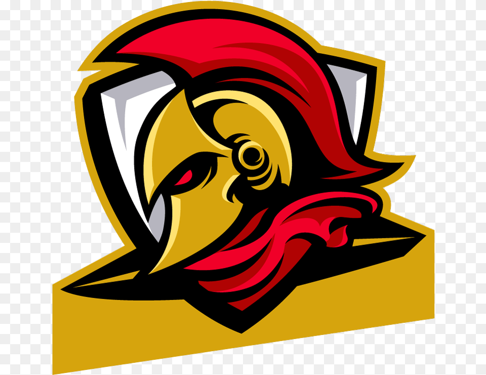 Mascot Logo Spartan, Helmet, Face, Head, Person Free Png Download