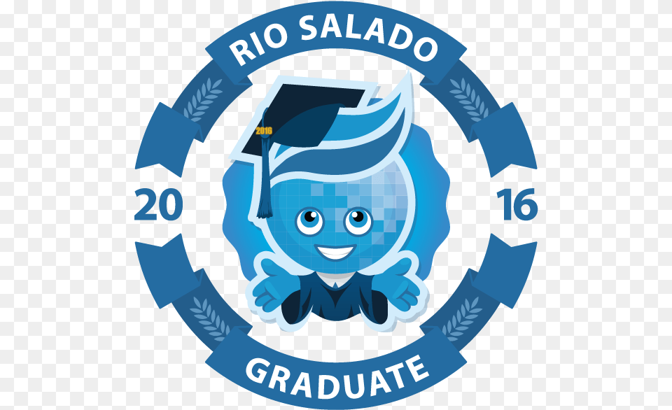 Mascot Splash In The Center Wearing Graduation Outfit Rio Salado College, People, Person, Baby, Face Free Png Download