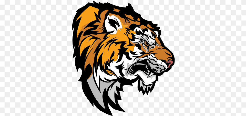 Mascot Vector Tiger Shiv Sena Logo Tiger, Person, Face, Head, Animal Free Png