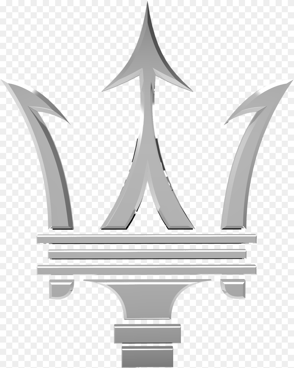 Maserati Car Logo, Weapon, Trident, Sword, Blade Free Transparent Png