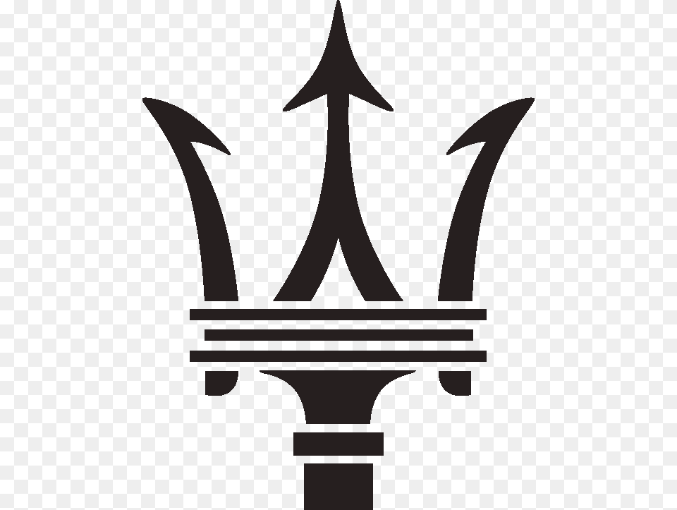 Maserati Logo, Weapon, Trident Free Png Download