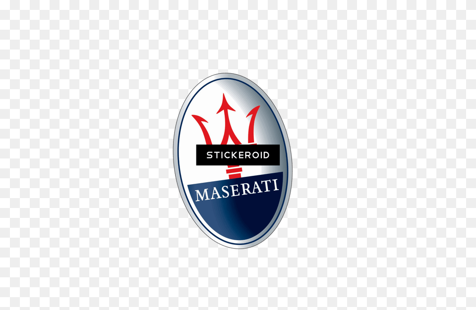 Maserati Logo Sbd Decals Sbd710 2 Maserati 3d Badge Die Cut Decals, Blackboard Free Png Download