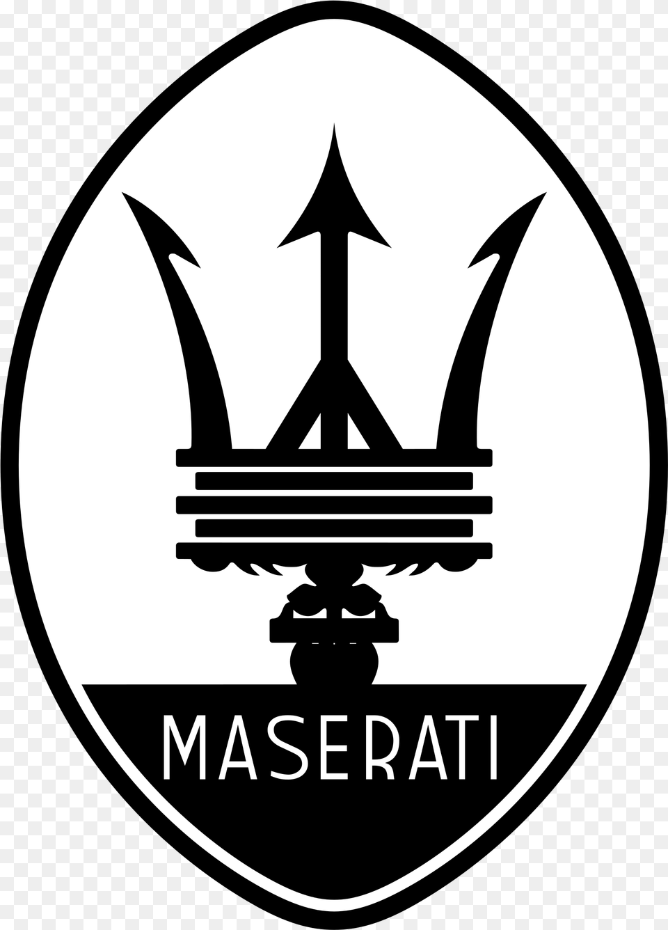 Maserati Logo Transparent Svg Maserati Logo, Weapon, Wheel, Machine, Outdoors Free Png Download