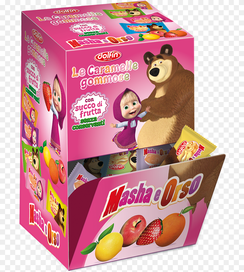 Masha And The Bear 2018 Packaging Cartoon, Doll, Toy, Person, Sweets Free Png Download