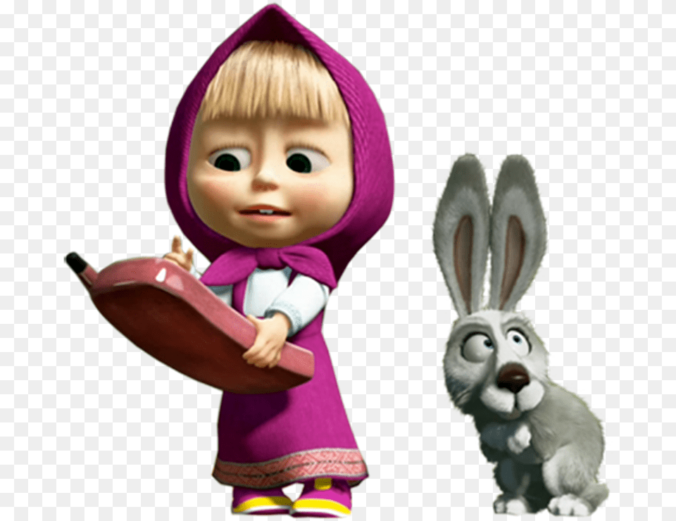 Masha And The Bear, Toy, Doll, Person, Face Png Image