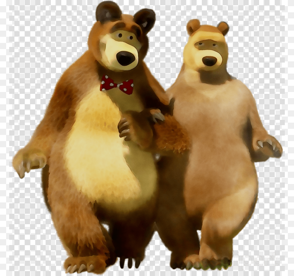 Masha And The Bear Clipart Bear Masha New Year, Animal, Mammal, Wildlife, Accessories Free Transparent Png