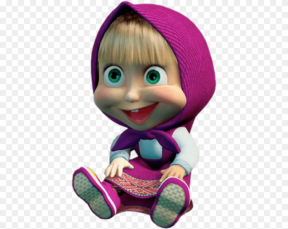 Masha Big Smile Masha, Clothing, Hat, Baby, Doll Png