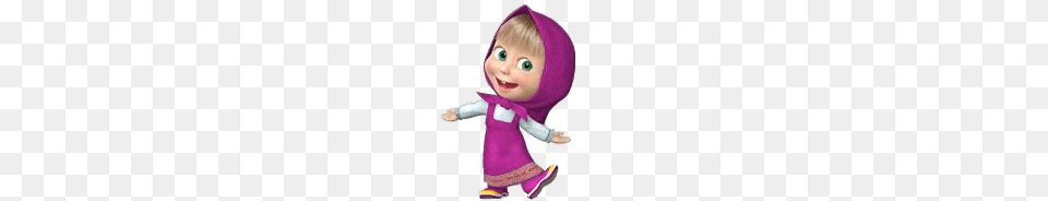 Masha Doing Russian Dance, Clothing, Hat, Toy, Doll Png Image