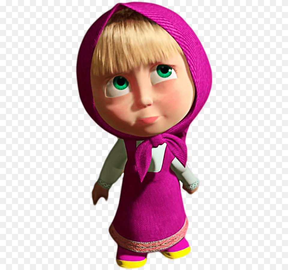 Masha From Masha And The Bear, Clothing, Hat, Doll, Toy Free Png