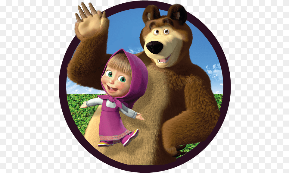 Masha Y El Oso Pozvanky Masa A Medved, Photography, Baby, Person, Doll Png Image