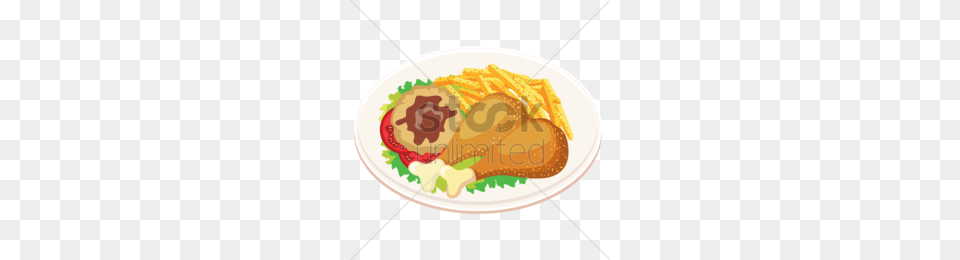 Mashed Potatoes And Gravy Cartoon Clipart, Food, Lunch, Meal, Plate Png