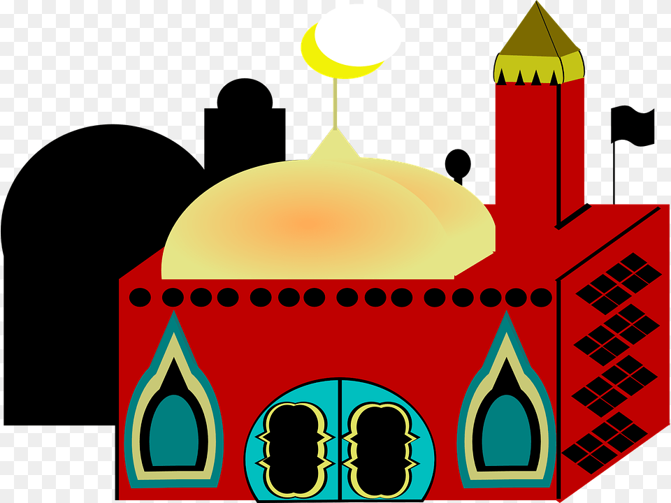 Masjid Animasi Clipart Library Mosque Church Clipart, Architecture, Building, Dome Png Image
