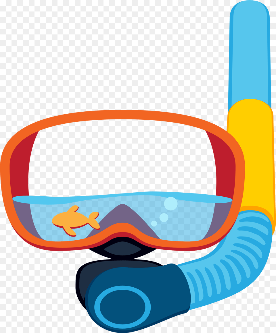 Mask And Snorkel Clipart Stiker Snorkeling, Accessories, Goggles, Water, Outdoors Free Transparent Png