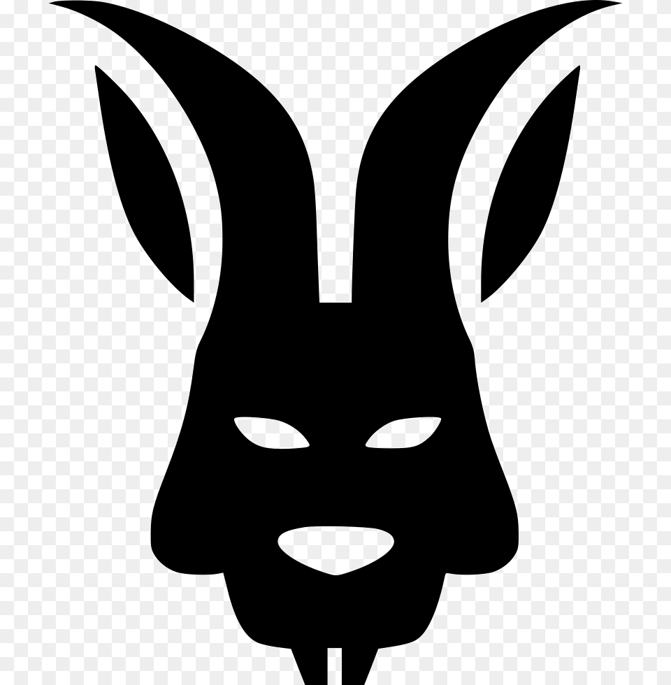 Mask Avatar Rabbit Rabbit Avatar, Stencil, Animal, Fish, Sea Life Png Image
