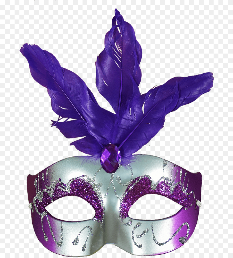 Mask Carnival With No Karneval Maske, Plant, Purple, Crowd, Person Free Transparent Png