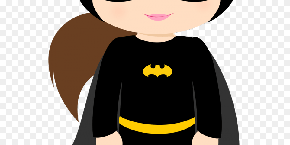 Mask Clipart Batgirl, Clothing, Logo, Long Sleeve, Sleeve Free Png Download