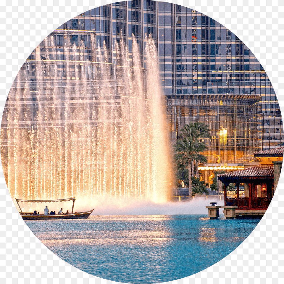 Mask Group 17 The Dubai Fountain, Architecture, Water, City, Building Free Png