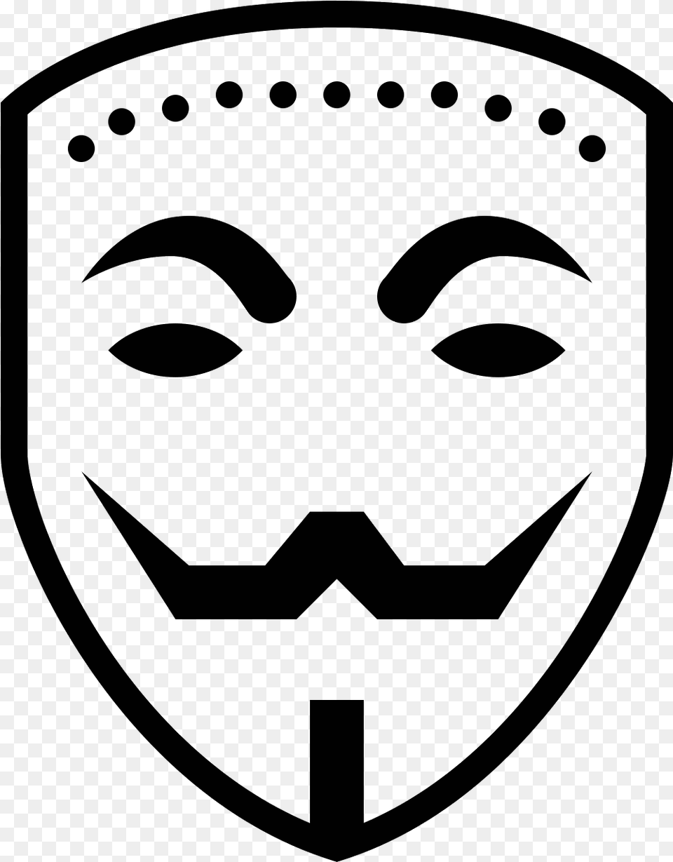 Mask Icono Descarga Gratuita Anonymous Mask Clear Background, Gray Free Png Download