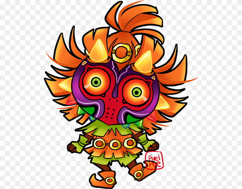 Mask Legend Of Zelda Chibi, Art, Graphics, Pattern, Baby Png